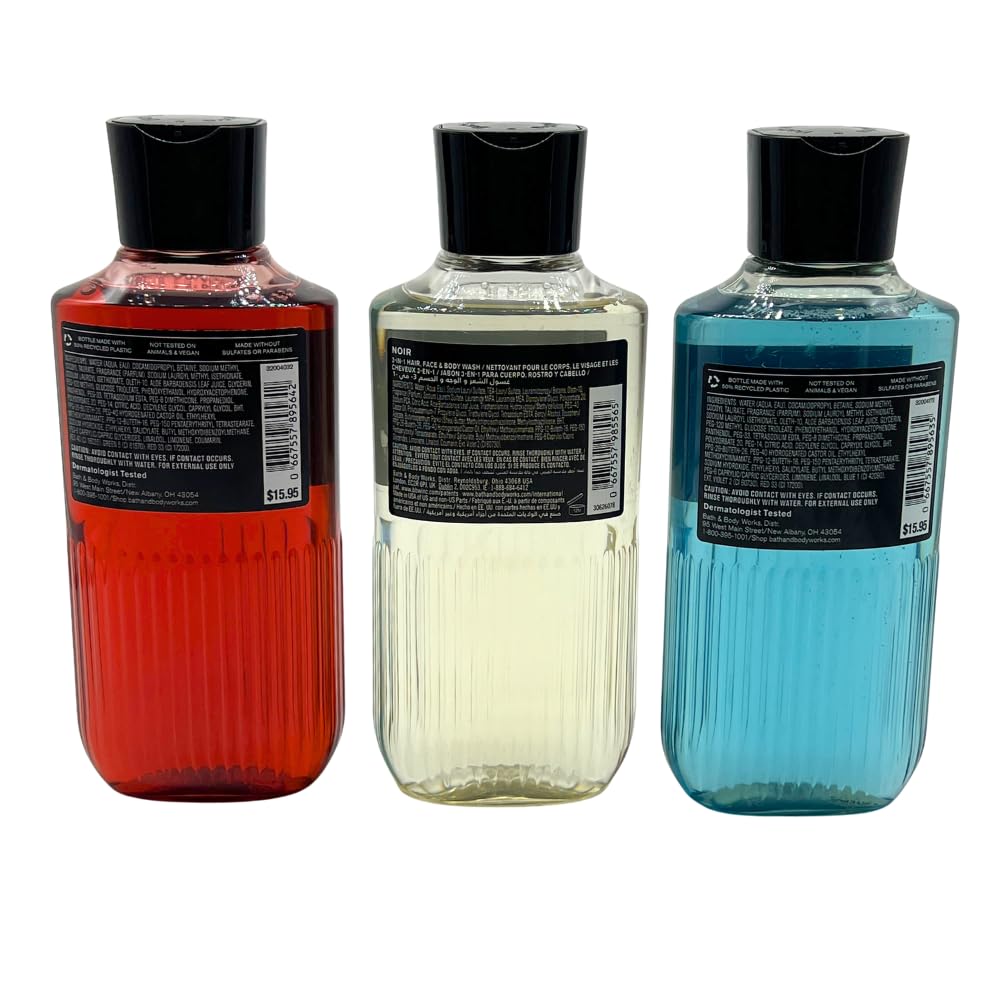 Amazon.com : Bath & Body Works BOURBON, NOIR, OCEAN Men's